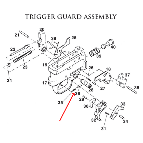 RUGER 10/22 Adjustable trigger plunger and spring. Trigger overtravel adjustment - MoonDuck