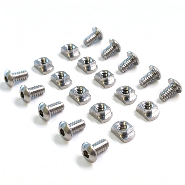 M-LOK STAINLESS STEEL HARDWARE SET OF 10X NUTS AND #10-24 SCREWS MADE IN USA