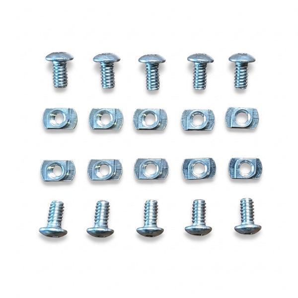 M-LOK STAINLESS STEEL HARDWARE SET OF 10X NUTS AND #10-24 SCREWS MADE IN USA