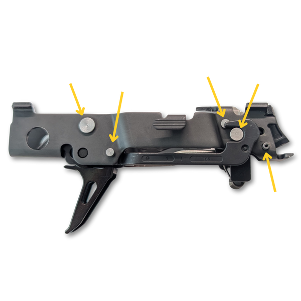 SIG SAUER P320 FCU SET OF HARDENED STAINLESS STEEL PINS