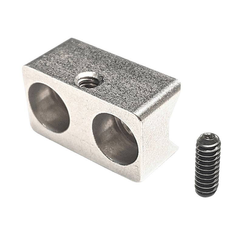 RUGER 10/22 Stainless steel V block with adjustable set screw - MoonDuck